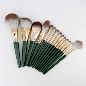 Natural animal goat hair cosmetic brushes